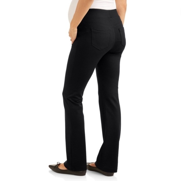 Maternity 5 Pocket Boot Cut Knit Pants - Picture 2 of 3